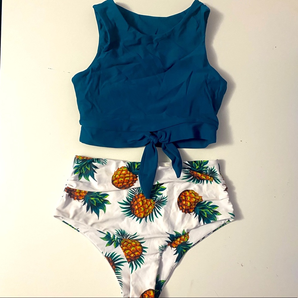 Teal bikini